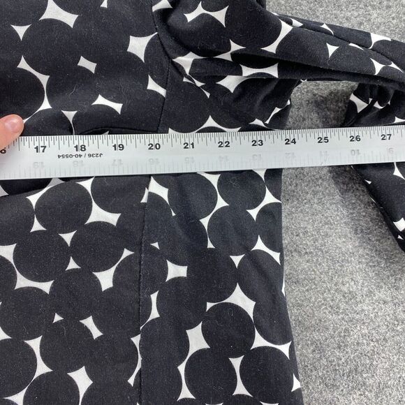 Studio 1940 Jacket Women S Small Black Polka Dot Button Up Collared Long Sleeve - Picture 5 of 7